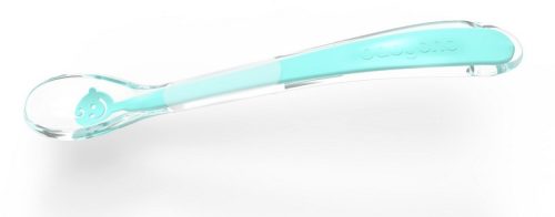 Babyono etetőkanál Babamosoly puha szilikon #türkiz #1460-01