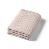 Babyono takaró organikus pamut kötött 75x100cm bézs #1647-03