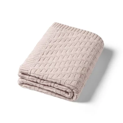 Babyono takaró organikus pamut kötött 75x100cm bézs #1647-03
