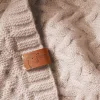 Babyono takaró merino gyapjú kötött 75x100cm világos bézs #1648-01