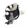 Babyono pelenkázótáska CAMI 45x12x30cm #fekete #1672/01