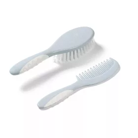Babyono fésű-kefe puha sörtékkel #kék 570/05