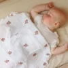 Babyono Textilpelenka színes #3db #púderrózsaszín rózsamintás 348/13