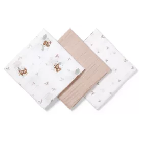 Babyono Textilpelenka színes #3db #bézs macimintás 348/14