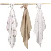 Babyono Textilpelenka színes #3db #taupe macimintás 348/15