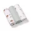 Babyono Textilpelenka színes #3db #acélszürke sünimintás 348/16