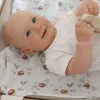 Babyono Textilpelenka színes #3db #acélszürke sünimintás 348/16
