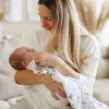 Babyono Textilpelenka színes #3db #világosbarna lufis macimintás 348/18