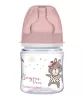 Canpol babies EasyStart cumisüveg széles anticolic #0hó #120ml #Bonjour Paris rózsaszín #35-231-PIN