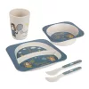 Canpol babies ebédszett 5db-os #Bonjour Paris kék #9-227-BLU
