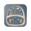 Canpol babies ebédszett 5db-os #Bonjour Paris kék #9-227-BLU