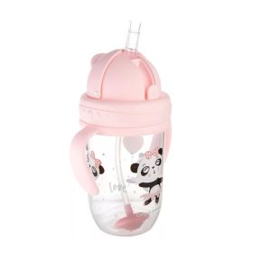   Canpol szívószálas itatópohár #6hó #270ml #Exotic rózsaszín #56-606-PIN