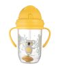 Canpol szívószálas itatópohár #6hó #270ml #Exotic sárga #56-606-YEL