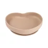Canpol babies szilikonos tányér tapadókoronggal - HEART #bézs #80-309-BEI