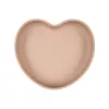Canpol babies szilikonos tányér tapadókoronggal - HEART #bézs #80-309-BEI