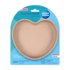 Canpol babies szilikonos tányér tapadókoronggal - HEART #bézs #80-309-BEI
