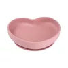 Canpol babies szilikonos tányér tapadókoronggal - HEART #pink #80-309-PIN