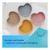 Canpol babies szilikonos tányér tapadókoronggal - HEART #kék #80-309-BLU