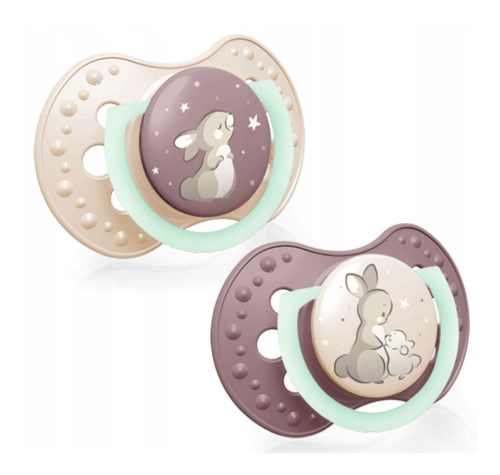 Lovi Dinamikus nyugtató cumi Night n Day #6-18hó #2db #lány #22-915-GIRL