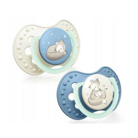   Lovi Dinamikus nyugtató cumi Night n Day #18hó #2db #fiú #22-916-BOY