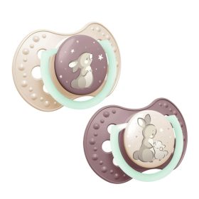   Lovi Dinamikus nyugtató cumi Night n Day #18hó #2db #lány #22-916-GIRL