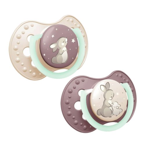 Lovi Dinamikus nyugtató cumi Night n Day #18hó #2db #lány #22-916-GIRL