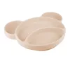 Canpol babies osztott tányér tapadókoronggal Mackó #krémszín #51-401-CREME