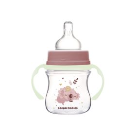   Canpol EasyStart anticolic széles cumisüveg #0hó #120ml #Sleepy Koala #pink #35-236-PIN