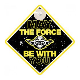 Seven Polska tábla baby on board #Star Wars Yoda