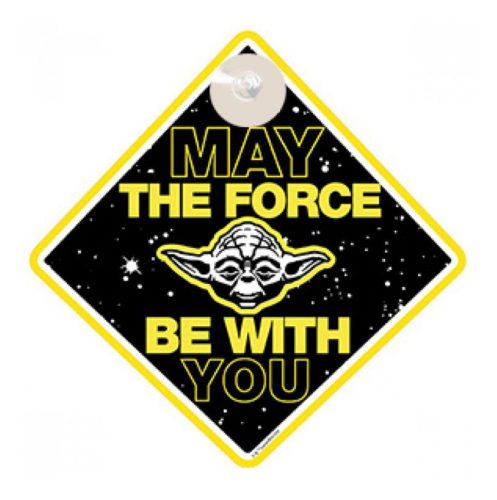 Seven Polska tábla baby on board #Star Wars Yoda