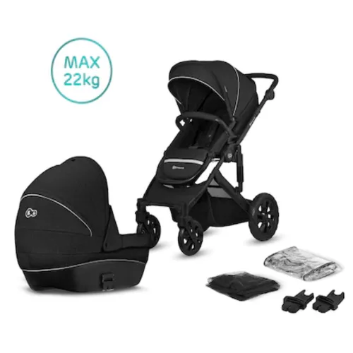 Kinderkraft PRIME LITE 2 in 1 babakocsi #fekete KIFUTÓ