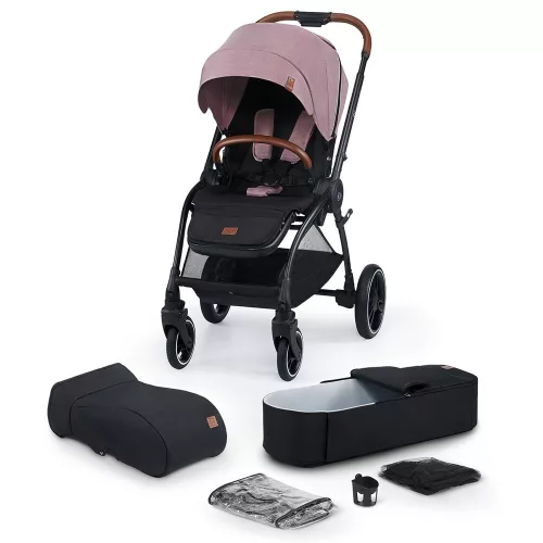 Kinderkraft Evolution Cocoon 2in1 babakocsi puha mózessel #Mauvelous Pink KIFUTÓ