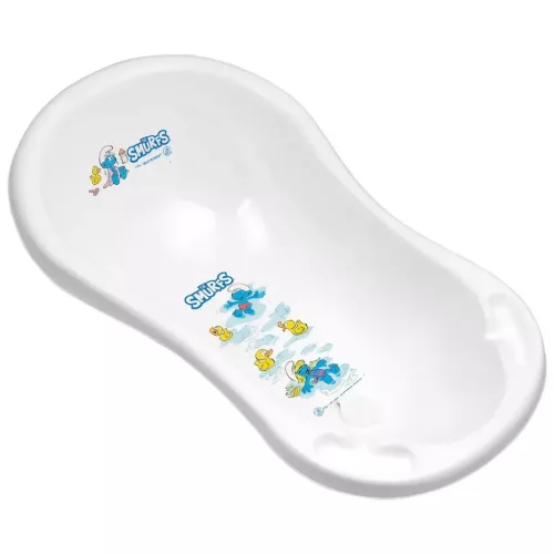 Maltex Babakád leeresztő dugóval 84 cm Hupikék törpikék white