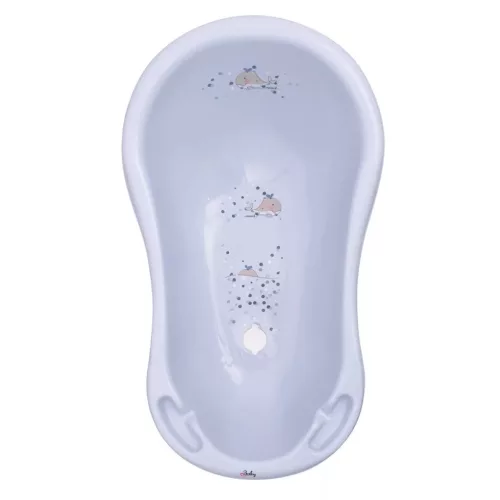 Maltex Babakád leeresztő dugóval 84 cm bálna Minimal satin blue