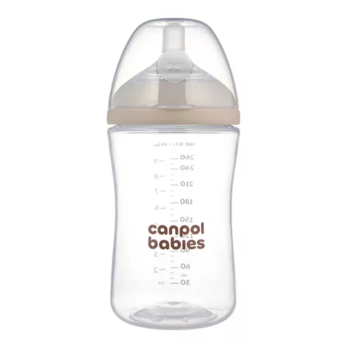 Canpol babies Natural Shape anti-kólikás cumisüveg 260ml #35-401