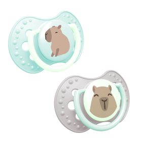   Lovi CAPICHILL Világító szilikon dinamikus cumi 6-18hó 2db fiú #22-933-BOY