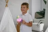 InnoGIO éjjeli lámpa GIOeggplant GIO-147