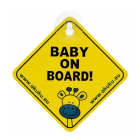 Akuku baby on board tábla