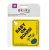 Akuku baby on board tábla