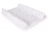 Ceba pelenkázólap huzat pamut 50x70-80 2db #Sötét szürke - Pink csillagos