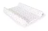 Ceba pelenkázólap huzat pamut 50x70-80 2db #Sötét szürke - Sárga csillagos