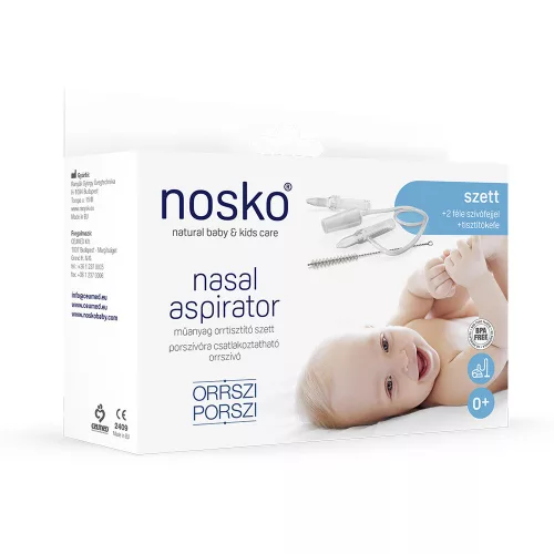 Nosko Orrszi Porszi orrtisztító orrszívó műanyag szett