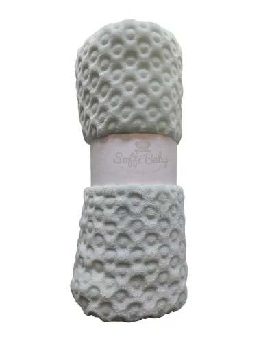 Soffi Baby takaró plüss dupla #75x100cm #Zöld