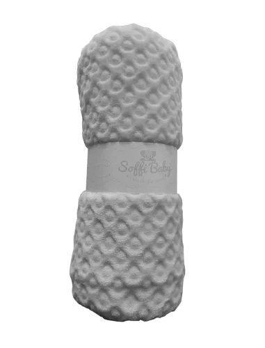 Soffi Baby takaró plüss dupla #75x100cm #szürke