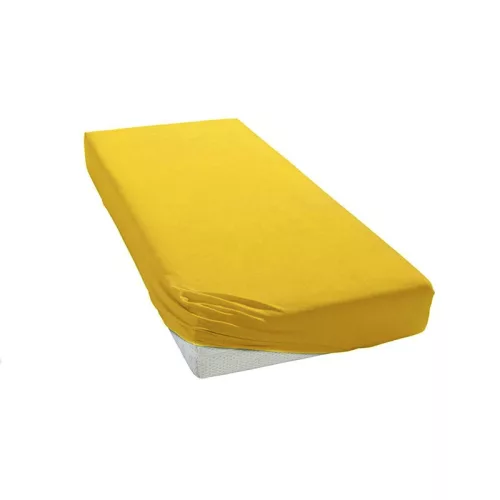 Vaganza Gumis lepedő 60x120-70x140 #Mustársárga