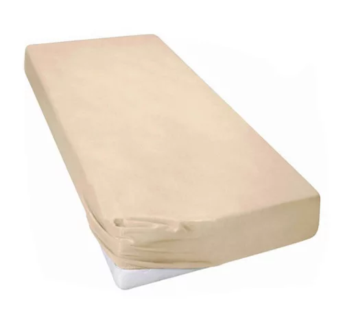 Vaganza Gumis lepedő 60x120-70x140 #tejeskávé