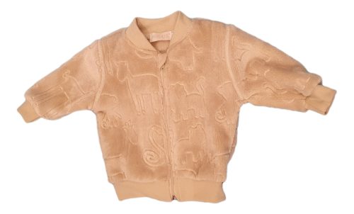 Wikids Kocsikabát wellsoft #74 mogyoró állatos