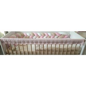   Wikids textil rágásvédő tépőzáras #140 cm #rózsaszín