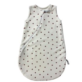   Wikids Hálózsák #ujjatlan #plüss #2 rétegű #62-68 #katicás t.fehér-piros