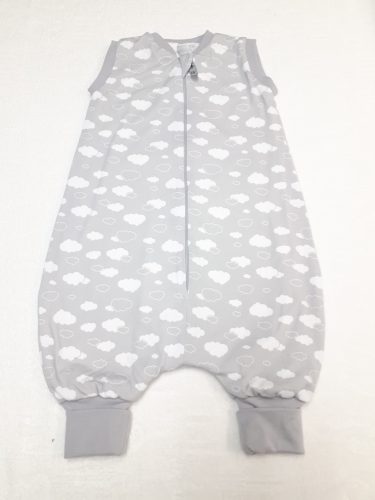 Wikids Hálózsák tipegő #pamut #2 rétegű #74-80 #szürke-fehér felhős